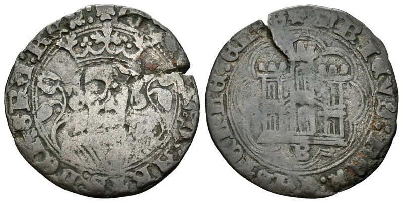 Reino de Castilla y León. Enrique IV (1454-1474). Cuartillo. Burgos. (Bautista-1...