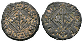 Fernando II (1479-1516). Pugesa. Lleida (Cataluña). (Cal-222). Ae. 2,67 g. Escasa. EBC-. Est...35,00.