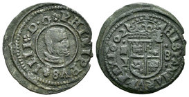 Felipe IV (1621-1665). 8 maravedís. 1662. Madrid. Y. (Cal-1428). (Jarabo-Sanahuja-M434). Ae. 2,14 g. MBC. Est...18,00.