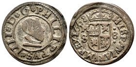 Felipe IV (1621-1665). 8 maravedís. 1663. Madrid. S. (Cal-1431). (Jarabo-Sanahuja-M423). Ae. 1,51 g. MBC-. Est...12,00.