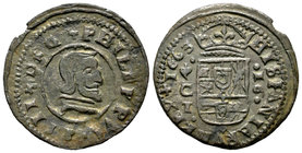 Felipe IV (1621-1665). 16 maravedís. 1663. Córdoba. TM. (Cal-1283). (Jarabo-Sanahuja-M54). Ae. 3,92 g. MBC. Est...25,00.