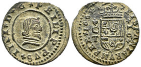 Felipe IV (1621-1665). 16 maravedís. 1664. Córdoba. T. (Cal-1286). (Jarabo-Sanahuja-M68). Ae. 3,77 g. MBC+/MBC. Est...30,00.
