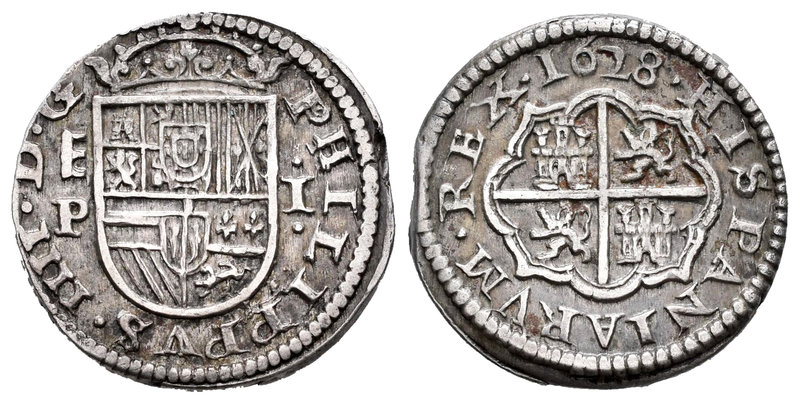 Felipe IV (1621-1665). 1 real. 1628. Segovia. P. (Cal-1081). Ag. 3,49 g. EBC-. E...