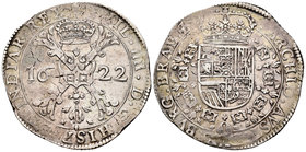 Felipe IV (1621-1665). 1 patagón. 1622. Amberes. (Vti-996). (Vanhoudt-645.AN). Ag. 27,85 g. MBC+. Est...140,00.
