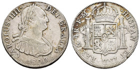 Carlos IV (1788-1808). 4 reales. 1800. México. FM. (Cal-850). Ag. 13,41 g. MBC/MBC+. Est...90,00.