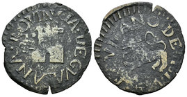 Fernando VII (1808-1833). 1/2 real. 1814. Guayana. (Cal-1296). Ae. 3,19 g. MBC-. Est...50,00.