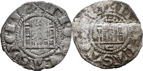 (Bautista-451). Ve. Lote de 2 pepiones medievales de Fernando IV, una de ellas desdoblada. A EXAMINAR. BC/BC+. Est...45,00.