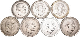Lote de 7 piezas de 100 pesetas del Estado Español, *66, *67 (2), *68 (2) y *70 (2). A EXAMINAR. EBC/EBC+. Est...60,00.