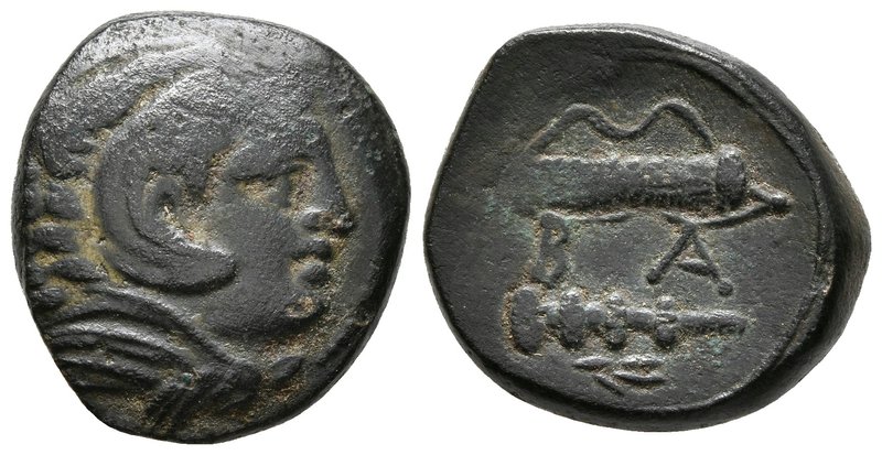 REINO DE MACEDONIA. Alejandro III. Ae, Unidad. 336-323 a.C. Ceca incierta en Mac...