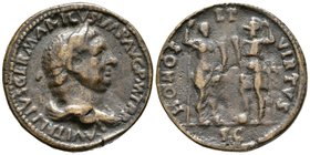 VITELIO. Medallón, COPIA PADUANA de un modelo de Giovanni Cavino. 1500-1570. A/ Busto lureado, drapeado y con coraza a derecha. A VITELLIVS GERMANICVS...