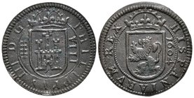 FELIPE III. 8 Maravedís. 1604. Segovia. Cal-760; J.S. D-218. Ae. 6,19g. MBC+.