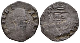 FELIPE IV. 8 Maravedís. (1661). Toledo CA. Acuñación a martillo. Sin orla en anverso. J.S. No cita. Ae. 1,52g. BC. Muy rara.