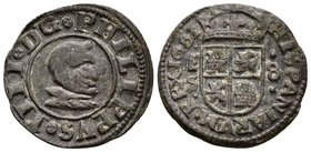 FELIPE IV. 8 Maravedís. 1661. Segovia S. Cal-1531; J.S. M-549. Ae. 2,31g. MBC-.