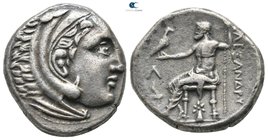 Kings of Macedon. Amphipolis. Kassander 306-297 BC. In the name and types of Alexander III. Struck circa 307-297 BC. Tetradrachm AR
