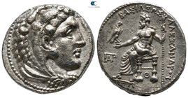 Kings of Macedon. Tarsos. Philip III Arrhidaeus 323-317 BC. In the name and types of Alexander III. Struck under Philotas or Philoxenos. Tetradrachm A...