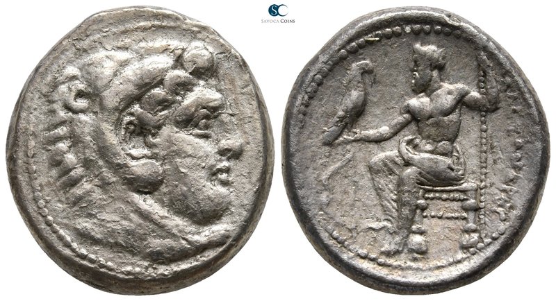 Kings of Macedon. Salamis. Alexander III "the Great" 336-323 BC. 
Tetradrachm A...