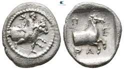 Thessaly. Perrhaibans. Olosson or Phalanna mint 430-400 BC. Drachm AR