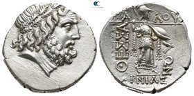 Thessaly. Thessalian League circa 175-50 BC.  Italos and Arnias, magistrates. Stater AR
