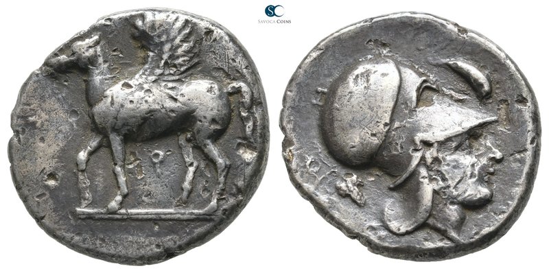 Corinthia. Corinth circa 400-350 BC. 
Stater AR

22 mm., 8,05 g.

Pegasos w...
