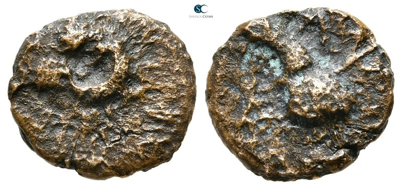 Islands off Elis. Cephallenia. Kranioi (Kranion) 400-300 BC. 
Bronze Æ

12 mm...