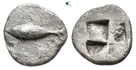Mysia. Kyzikos circa 600-550 BC. Obol AR
