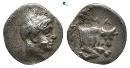 Ionia. Magnesia ad Maeander   350-325 BC. Obol AR