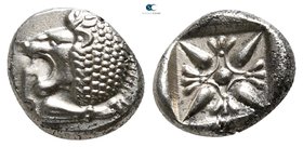 Ionia. Miletos  circa 550-400 BC. Diobol AR