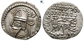 Kings of Parthia. Ekbatana. Vologases VI circa AD 207-221. Drachm AR