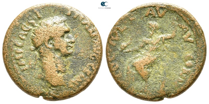 Corinthia. Corinth. Domitian AD 81-96. 
Bronze Æ

22 mm., 6,07 g.

IMP CAES...