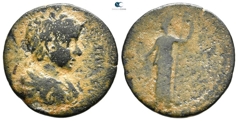 Messenia. Pylus. Caracalla AD 198-217. 
Bronze Æ

21 mm., 3,71 g.

Illegibl...