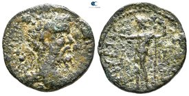 Messenia. Thuria. Septimius Severus AD 193-211.  Struck circa AD 198-205. Assarion Æ