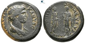 Ionia. Smyrna. Pseudo-autonomous issue circa AD 98-117. Time of Trajan. ΤΑΜΙΑΣ ΓΑ. ΚΛ. ΒΙΩΝ (C. Cl. Bion, Tamias). Struck circa AD 100-105. Bronze Æ...