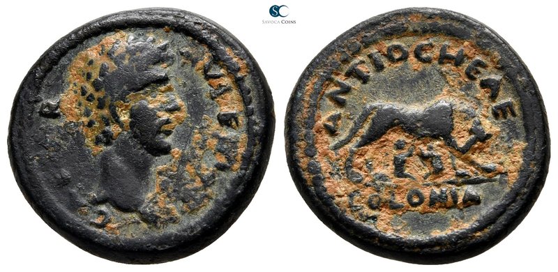 Pisidia. Antioch. Marcus Aurelius as Caesar AD 139-161. 
Bronze Æ

17 mm., 3,...