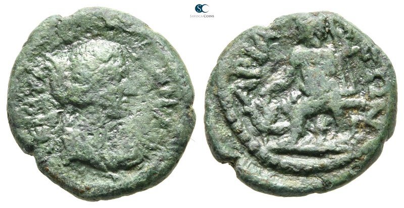 Pisidia. Ariassos. Julia Domna AD 193-217. 
Bronze Æ

18 mm., 4,65 g.

IOYΛ...