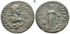 Pamphylia. Side. Gallienus AD 253-268. 11 Assaria Æ