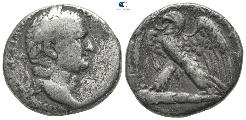 Seleucis and Pieria. Antioch. Vespasian AD 69-79. Dated "New Holy Year" 1 (?) =A...