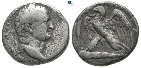 Seleucis and Pieria. Antioch. Vespasian AD 69-79. Dated "New Holy Year" 1 (?) =AD 69. Tetradrachm AR