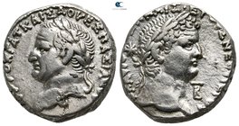 Seleucis and Pieria. Antioch. Vespasian and Titus AD 69-79. Tetradrachm AR