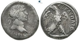 Seleucis and Pieria. Antioch. Trajan AD 98-117. Struck AD 116-117. Tetradrachm AR