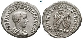 Seleucis and Pieria. Antioch. Philip II, as Caesar AD 244-246. Tetradrachm Billon