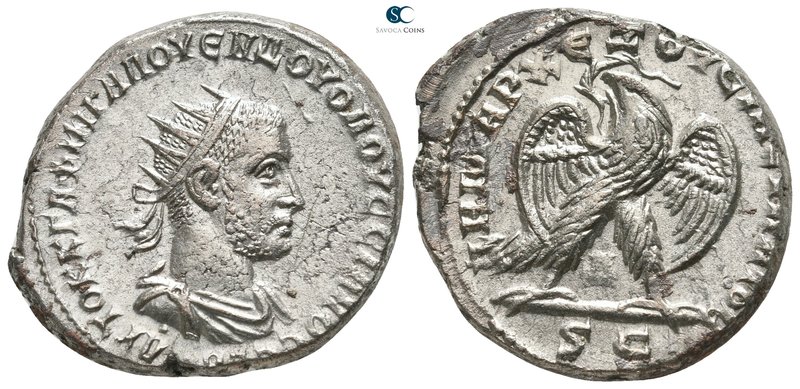 Seleucis and Pieria. Antioch. Volusianus AD 251-253. 
Billon-Tetradrachm

27 ...