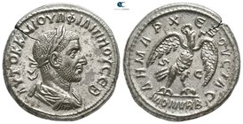 Seleucis and Pieria. Rome mint for Antioch. Philip I Arab AD 244-249. Billon-Tetradrachm
