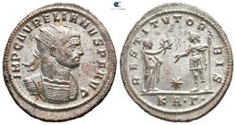 Aurelian AD 270-275. Serdica. Antoninianus Æ silvered