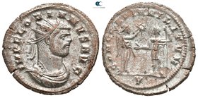 Florianus AD 276. Cyzicus. Antoninianus Æ silvered