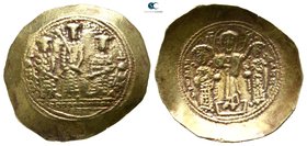 Romanus IV Diogenes, with Eudocia, Michael VII, Constantius, and Andronicus. AD 1068-1071. Constantinople. Histamenon AV