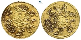 Turkey. Misr. Mahmud II  AD 1808-1839. AH 1223-1255. 1/2 Hayriye AV