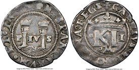 Carlos & Johanna 1/2 Real ND (1542-1555) Mo-L VF30 NGC, Mexico City mint, Cay-3016. 1.57gm. Late Series. A pleasing cabinet toned representative. We n...