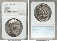 Philip V Cob 8 Reales 1732 Mo-F VF Details (Corrosion) NGC, Mexico City mint, KM47a. Moderately corroded, though retaining both clear detail and a leg...