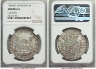 Philip V 8 Reales 1740 Mo-MF AU Details (Cleaned) NGC, Mexico City mint, KM103. Well-detailed and free of unevenness with the surfaces just starting t...