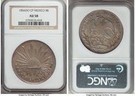 Republic 8 Reales 1856 Do-CP AU58 NGC, Durango mint, KM377.4, DP-Do36. A more difficult type that edges on technical rarity in AU grades according to ...